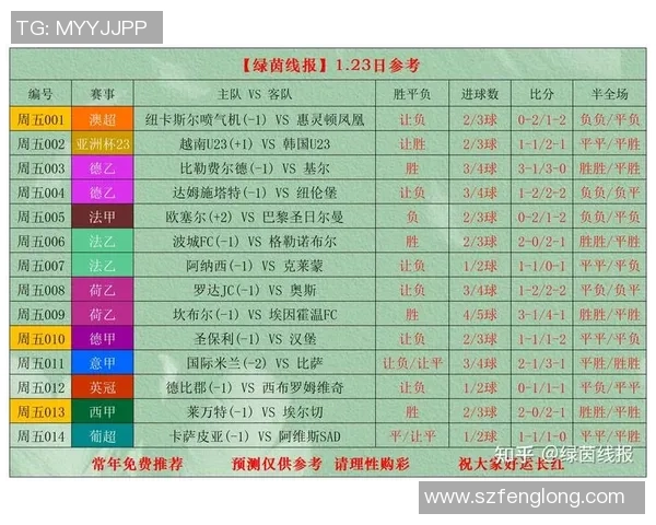竞彩足球14场比赛结果分析与预测技巧分享